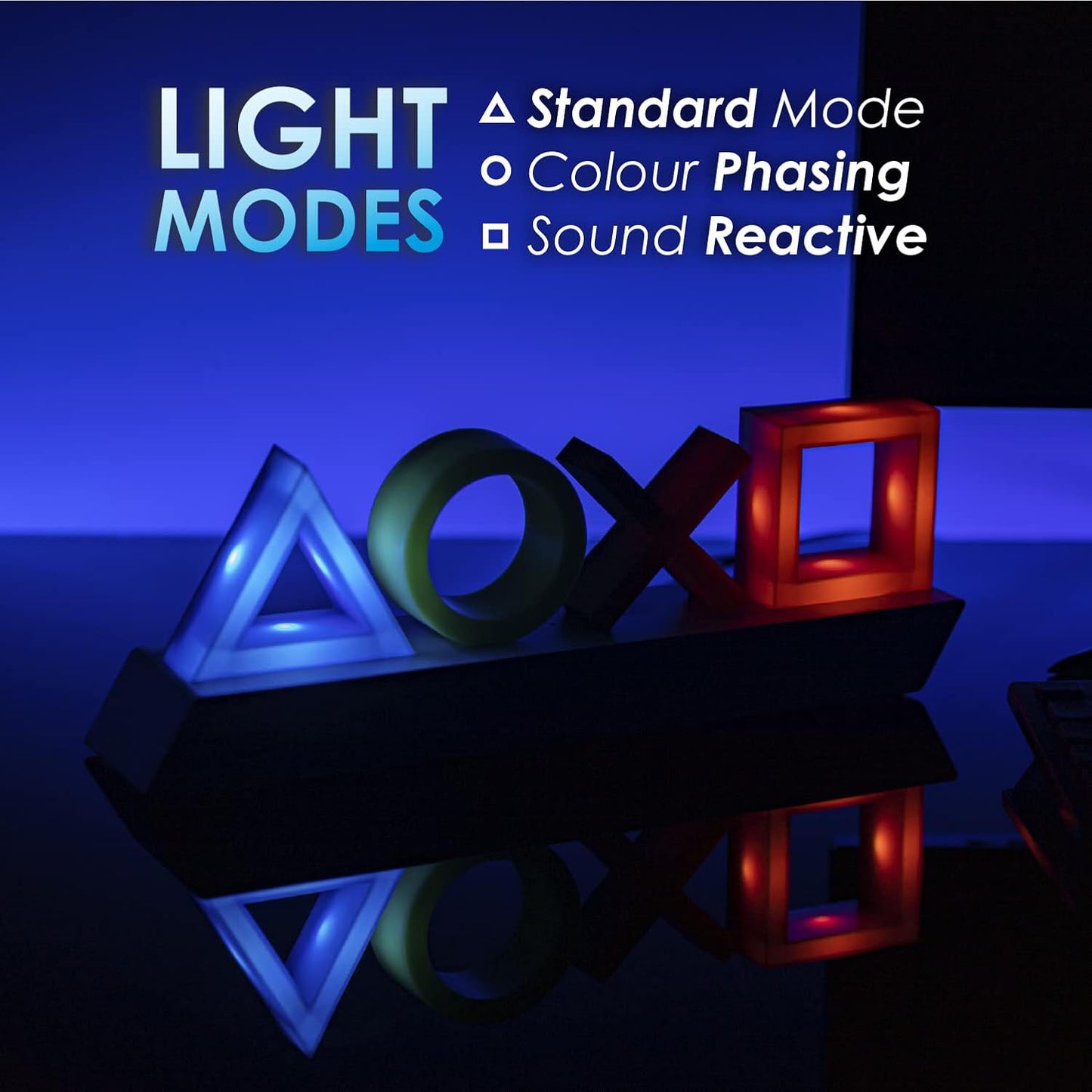 Lámpara Paladone PlayStation Heritage Icons Light