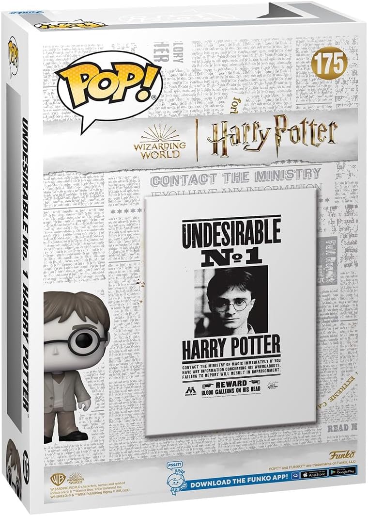 Funko Pop! Vitrina Harry Potter – Wanted Poster (Edición Exclusiva de Amazon)