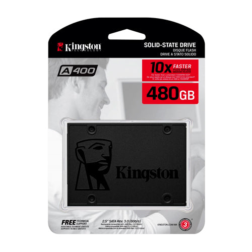Estado Sólido Kingston A400 – 480GB SATA3 2.5”