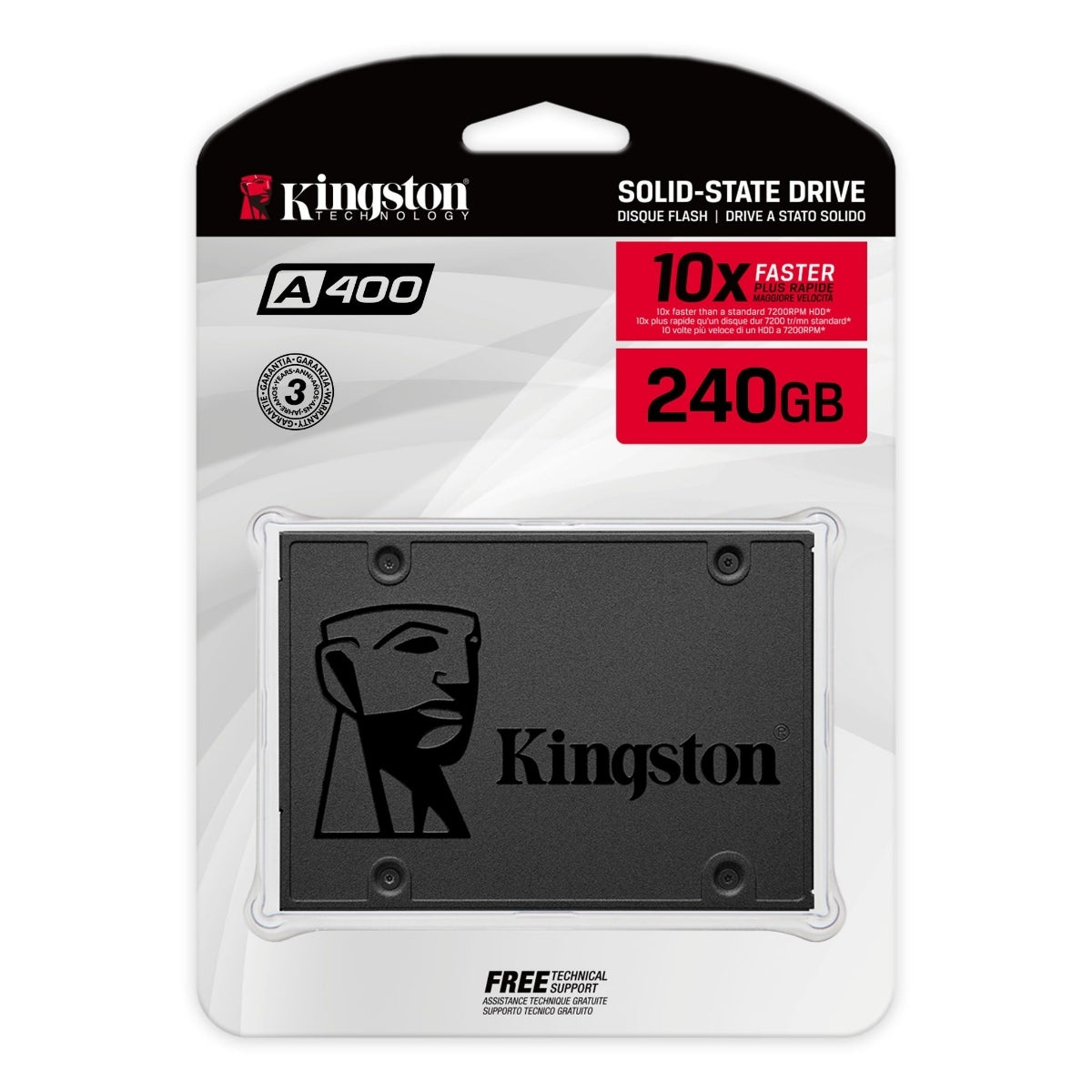 Disco de Estado Sólido Kingston A400 – 240GB SATA3 2.5”