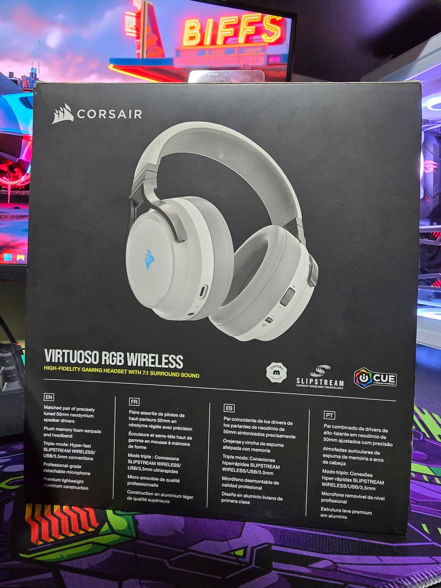 Audífonos Corsair Virtuoso RGB *USADOS*