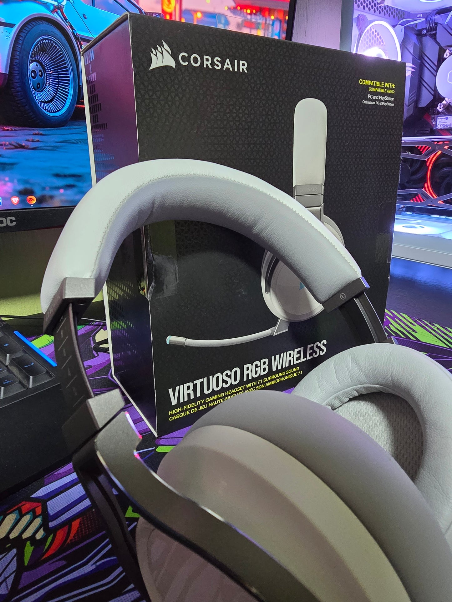 Audífonos Corsair Virtuoso RGB *USADOS*