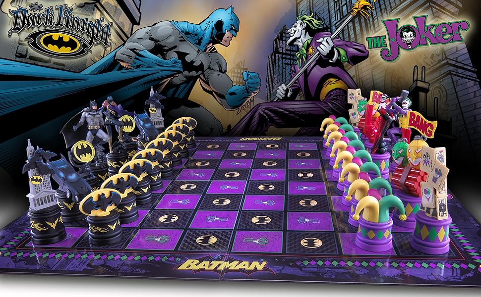 Juego de Ajedrez (el caballero oscuro Batman vs the Joker)